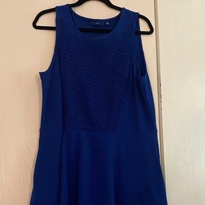 Bright blue dress only worn 2 times
